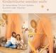 Markenlos Bedhemel Meisjes - Reusachtige Baldakijn van Tule voor kleine Prinsessen in unieke kwaliteit - Perfect voor Babybed, Kinderbed, Huisbed of Knuffelhoek - inclusief Geschenkdoos