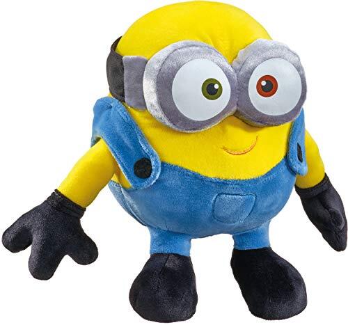 Schmidt Spiele 42727 Minions, Bob klein, pluche figuur, 24 cm, kleurrijk