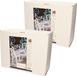 Merkloos Set van 2x stuks kerstverlichting Led figuren voor buiten rendier met slee met 160 lampjes helder wit