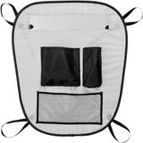 Avilia Auto-scheidingsnet voor honden, barrière voor honden met 3 zakken, van polyester, 60 x 70 cm