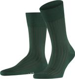 FALKE Heren Sokken Shadow M So katoen gedessineerd 1 paar, Groen Hunter Green 7441, 43-44