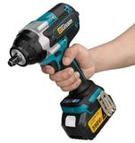 StarTech Schlagschroevendraaier - Accu 18V - 1800 Nm - 1,27 cm vierkant - Borstelloze motor - 7000 omw/min - 1 accu + kunststof koffer - Zilver