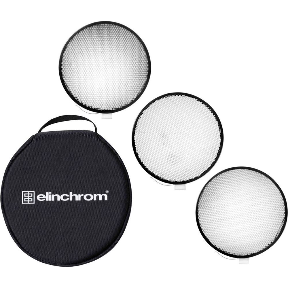 Elinchrom Round Grid KIT 12/20/30° for 21cm Standard Reflector