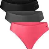 DANISH ENDURANCE Naadloze Strings voor Dames - Sporten & Iedere dag - 3-pack - Veelkleurig - Maat L