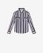 Marant Étoile Chemise Gelva - Femme - Écru Et Bleu - Taille 36
