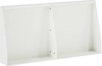 vidaXL Keermuur Staal Wit 40 x 12 x 40 cm