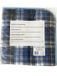 HAJUS AG Coussin d'assise imperméable 40 x 40 cm – à carreaux bleus – matelassé – lavable à 95 °C