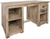 MASSIVMOEBEL24.DE bureau manguier beige bois massif 140x80x76 cm (LxPxH) laqué RAILWAY #361