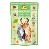 GranataPet DeliCatessen Kitten / Junior gevogelte, natte voer voor katten, voedsel zonder granen en zonder extra suiker, lekker eten voor kleine gourmets, 6 x 85 g