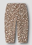 Name It - NMFBELLA Barrel Jeans - Deer Print - Brown - Size 104