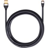 OEHLBACH D1C60076 USB 2.0 kabel Mini-USB B naar USB A 1m Zwart