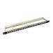 LogiLink NK4040 Patch Panel - 24x RJ45 - Cat6a - 0.5U - Zwart