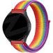 Bandz Nylon Loop Bracelet for Garmin Forerunner 645 (Rainbow)