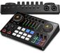 Table de mixage audio - Interface de podcast avec entrées XLR - Préamplificateur 60 dB - Table de mixage avec 8 effets sonores et Loopback