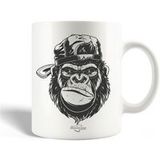 Keramische mok maniacase, Gorilla met hoge hoed