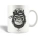 Keramische mok maniacase, Gorilla met hoge hoed