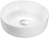 Differnz Lavabo Mira - Modèle Rond - Céramique - Dimensions Ø 35.5 x 12 cm - Couleur Blanc