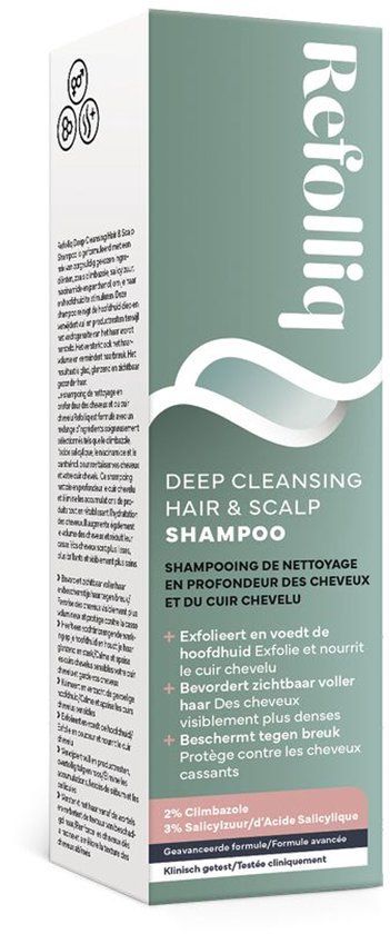 Refolliq Deep Cleansing Hair & Scalp Shampoo 200ML