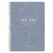 Clairefontaine 83535C - Genaaid Notitieboek - jeansmotieven van metro NYC/LND/Parijs/Berlijn/Milaan - A4 21x29,7 cm - 148 gelinieerde pagina's met marge - 90g wit papier