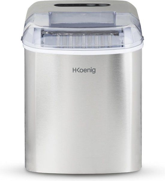 H.Koenig KB14 - IJsblokjesmachine - Zilver