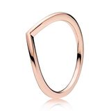 Pandora 186314 Shining Wish ring zilver rosékleurig Maat 52