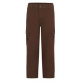 Like Flo straight leg cargobroek - donkerbruin