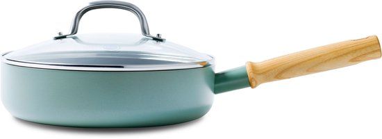 GreenPan Mayflower Sauteerpan - 24cm - Keramisch - Inductie - Met Deksel