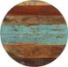 vidaXL Tafelblad Rond Massief Gerecycled Hout 60 cm