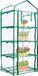 OEM BeiJingLiangPinJiaZuoKeJiWenHuaFaZhanYouXianGongSi 4 Tier 160cm x 70cm x 50cm Clear PVC Greenhouse Replacement Cover with Roll Up Zipper Door for Plants Cold Frost Protection Wind Resistant