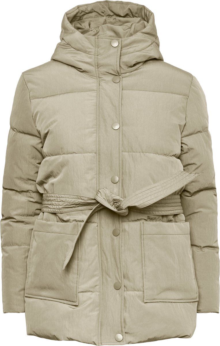 Pieces PCNIDONE NEW TIE BELT JACKET Dames Jas - Maat XL - EAN: 5715317847334