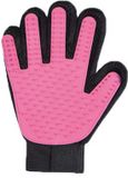 CHPN Goodies and Living Groothandel Vachtharen borstel - Vacht handschoen - Rechtshandig - Roze
