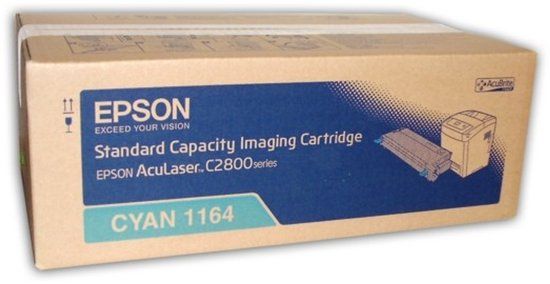 Epson S051164 Toner Cartridge - Cyan - 2000 Pages - Compatible with Epson AcuLaser C2800N