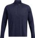 Under Armour UA Tech Textured 1-2 Zip-BLU Heren T-shirt - Midnight Navy - Noir