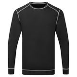 Portwest B153 Basis voor Antibacteriologische Bovenkleding Lichtgewicht | Zwart, L