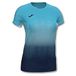 Joma Elite VII hardloopshirt voor meisjes, turquoise/marineblauw