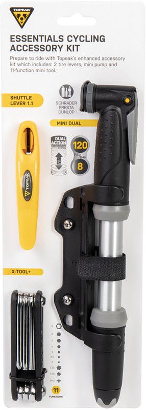 Topeak Essentials Fietspomp zwart - 4710069680186