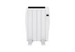 EVVO C4 radiator, wit, 600 W, tot 8 m², vloer- of wandmontage, Google Home, 4 elementen, kinderbeveiliging, wifi, afstandsbediening, timer