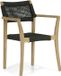 Lifestyle Garden Furniture Dallas/Boston 240 cm ovaal dining tuinset 7-delig groen wicker 6 zitplaatsen stapelbare stoelen