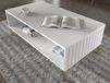 WAVOS table basse rectangulaire 90 cm blanc