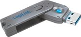 LogiLink AU0044 Toetsenbordaccessoire Blauw QWERTY Bedraad