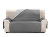 Cardenal Textil Rubi bankovertrek, tweekleurig, omkeerbaar, polyester, parel/grijs, 4-zits