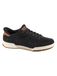 Skechers Heren Recoil PERSIUS Sneaker, zwart varken suède/leer/bruin Pu, 13 UK