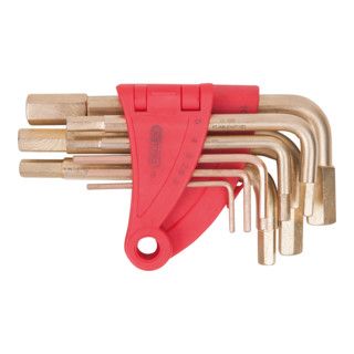 KS Tools BRONZEplus inbussleutelset inch 10-delig