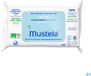 Mustela Lingettes Nettoyantes Eau S/parfum 60