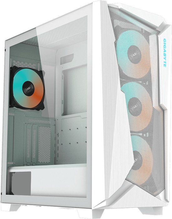 GIGABYTE C301GW computerbehuizing Midi Tower Wit