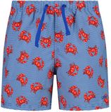 CMP Gestreepte zwemshort met krabmotief kind koninklijk polyester