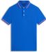 Tommy Hilfiger Polo für Herren Kurzer Ärmel Baumwolle Elasthan Blau XL