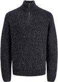JACK&JONES JORBLEECKER KNIT HALF ZIP BF Heren Gebreide trui XL Sky Captain