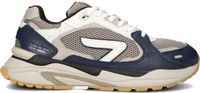 HUB Heren Lage sneakers Chunky zool Slam - Beige - Suède - Maat 40