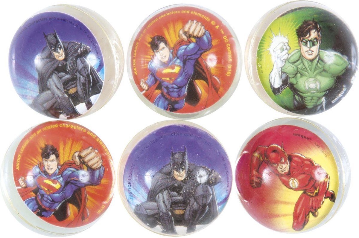 - Justice League Stuiterballen 3cm 6st